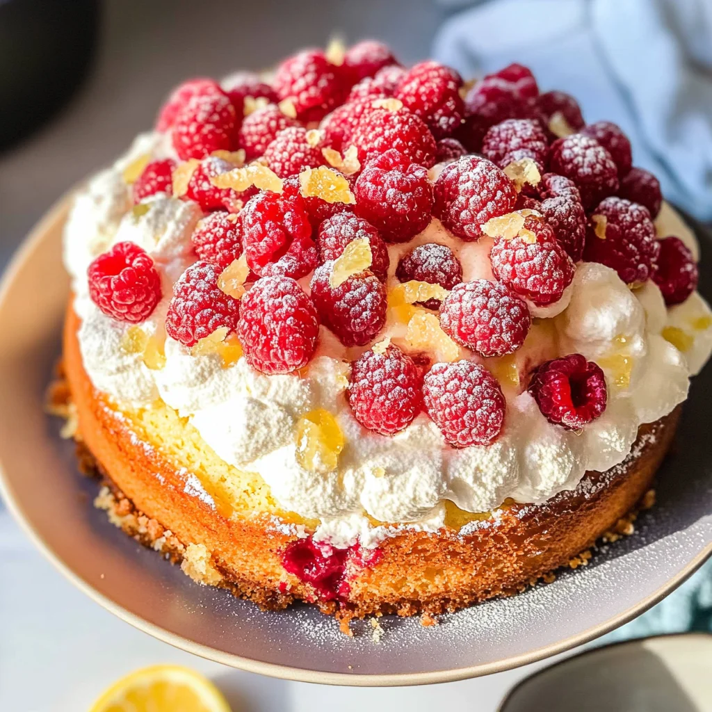 Raspberry Olive Oil Cake