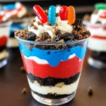 Red, White and Blue Dirt Cups
