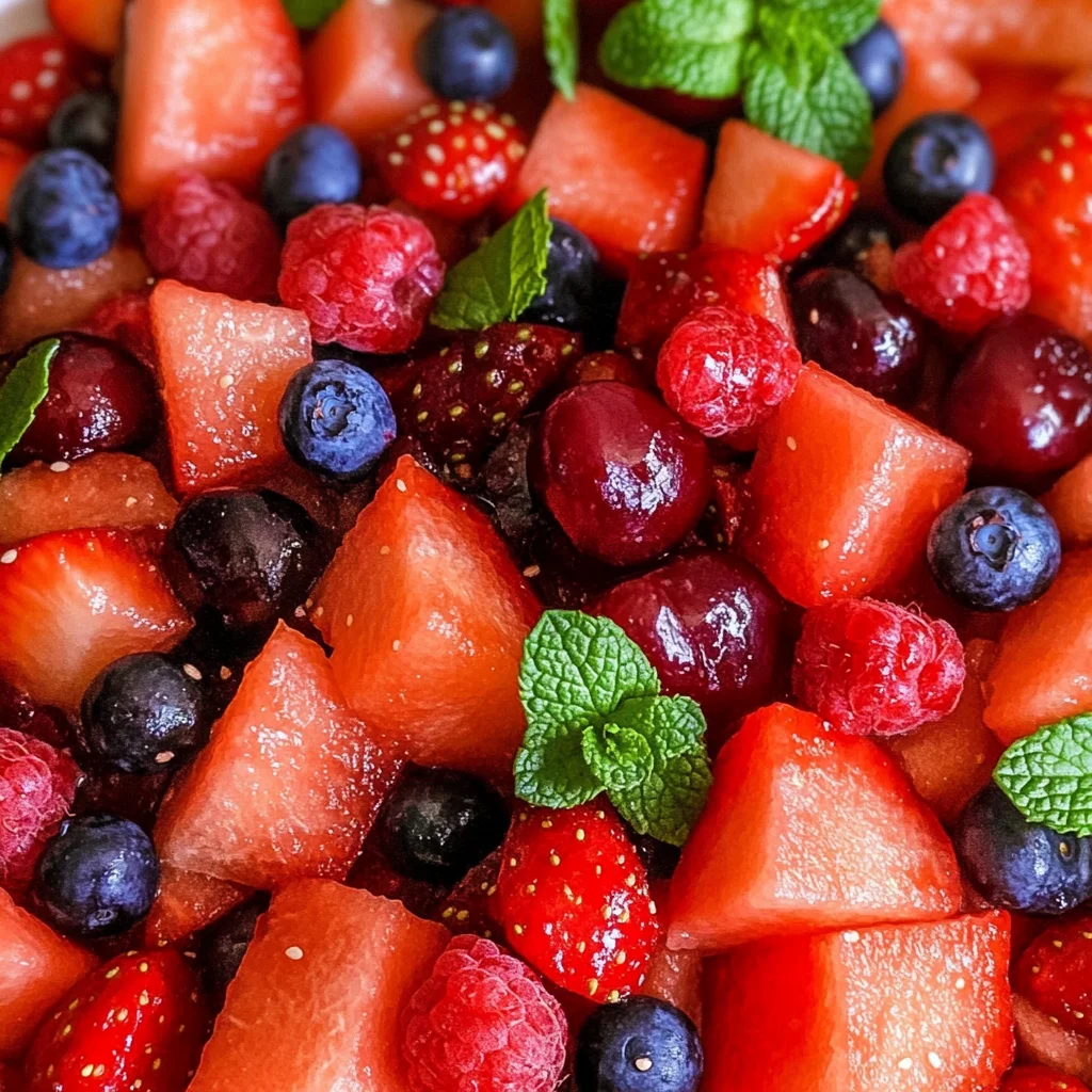 Refreshing Watermelon Salad Recipe – Easy Summer Fruit Salad