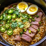 Slow Cooker Beef Ramen