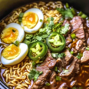 Slow Cooker Beef Ramen