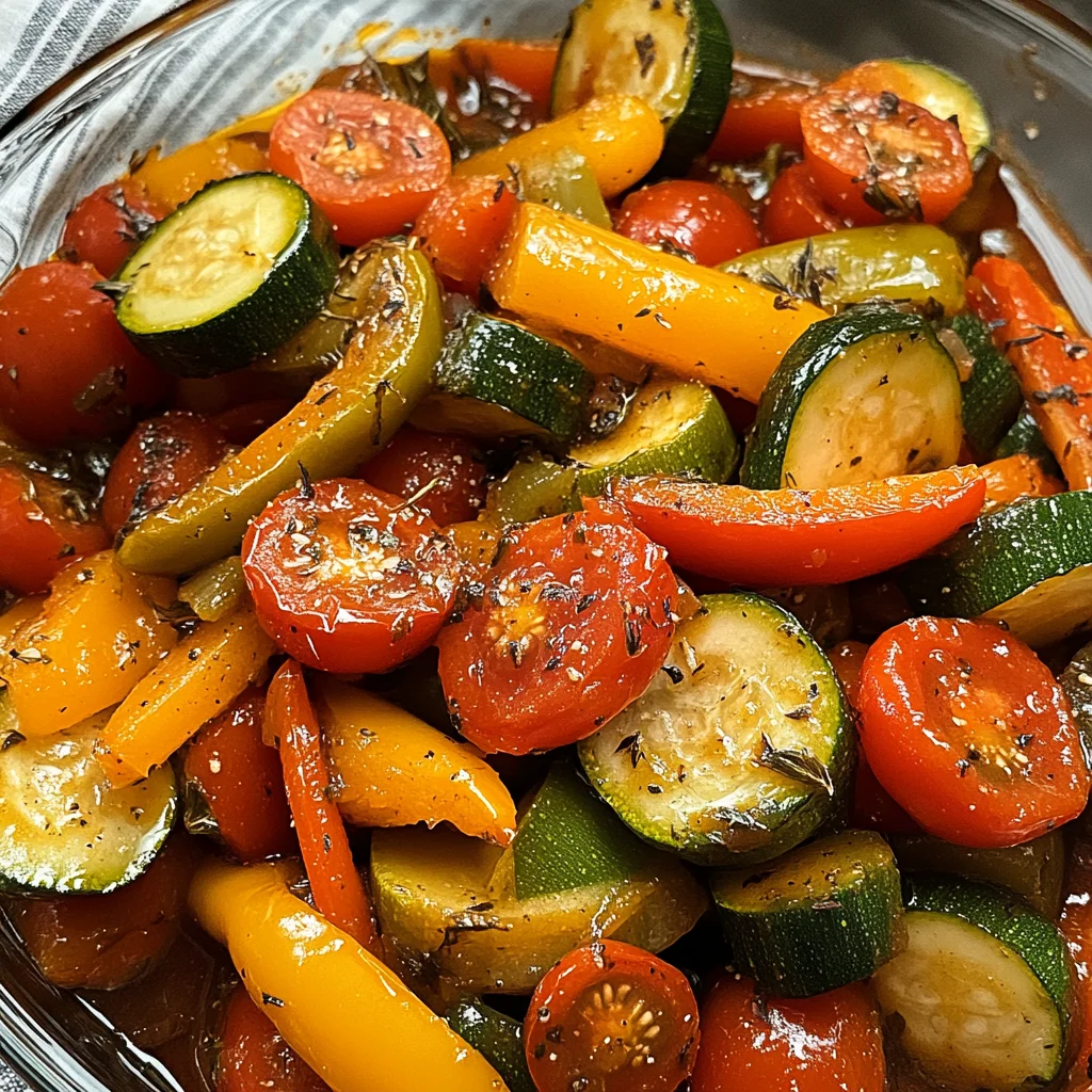 Slow Cooker Summer Vegetables