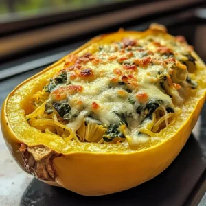 Spinach Artichoke Stuffed Squash: A Creamy, Cozy Delight