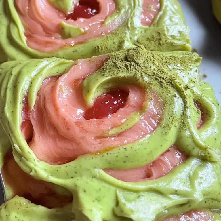 Strawberry Matcha Latte Rolls
