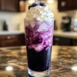 Sugar Free Blueberry Italian Cream Soda