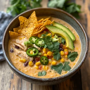 Crockpot Mexican Street Corn & Chicken Chowder