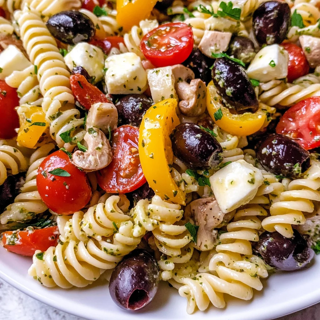 Easy Italian Antipasto Pasta Salad Recipe
