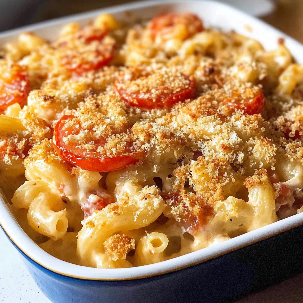 Gruyere Mac and Cheese with Tomatoes