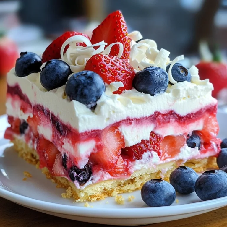 Very Berry Dessert Lasagna