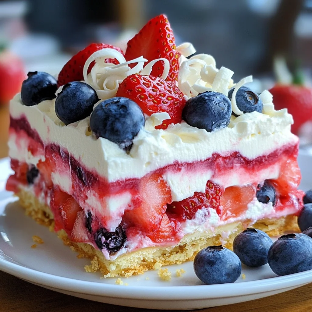 Very Berry Dessert Lasagna